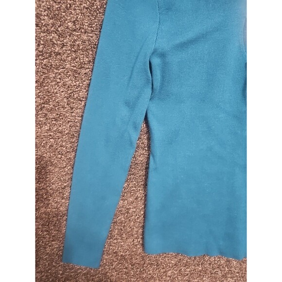 Cyrus Women's Intellect Turquoise Green Small S Cut-Out V N-Neck Top New NWT - Picture 5 of 12